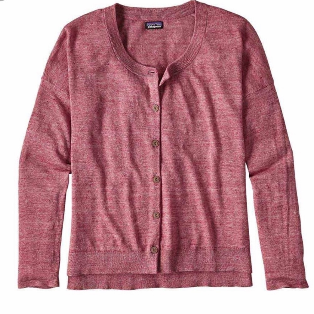 Patagonia linen cardigan